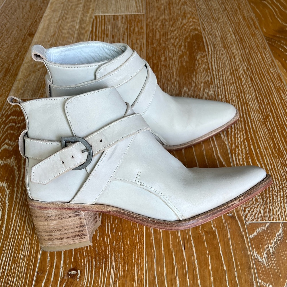 New Free People leather ankle boots